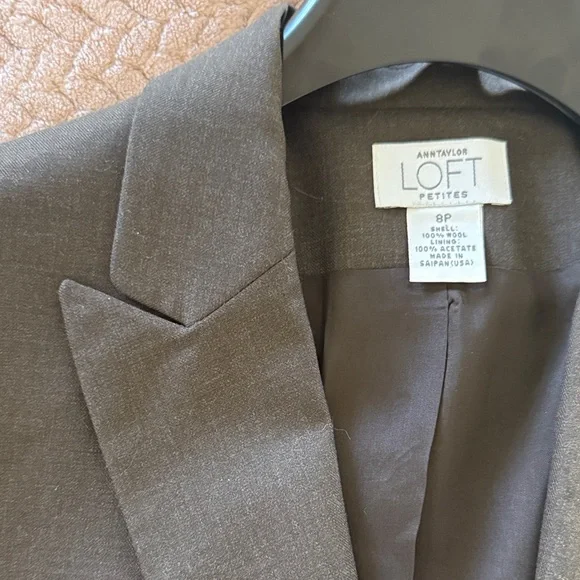100% Wool Ann Taylor LOFT Petite Women's Blazer - Picture 4 of 4